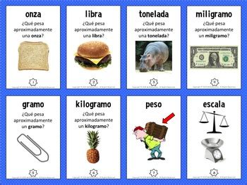 WEIGHT in Spanish .